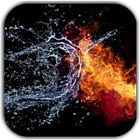 Fire & Water Live Wallpaper icon