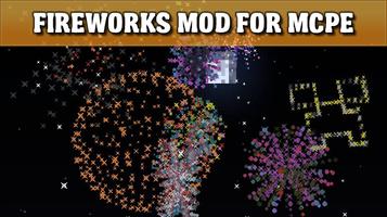 Fireworks mod for Minecraft poster