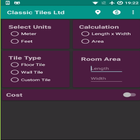 Classic Tiles Limited Product Calculator ícone