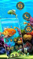 Poster 3D HD Cool Fish Theme