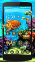 1 Schermata 3D HD Cool Fish Theme