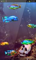 Aquarium 3D Live Wallpaper Cartaz