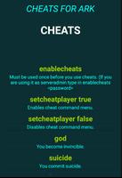 Cheat Codes for Ark Survival Evolved پوسٹر