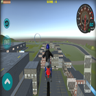 terbang penunggang basikal 3D ikon