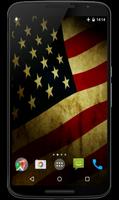 Flag of USA Video Wallpaper poster