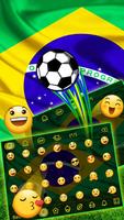 Brazil 2018 Football  Keyboard capture d'écran 1