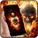 APK Flame theme burn fire skull