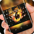 APK Flaming Fire Element Keyboard Game