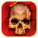 Flaming Skull Fire Theme APK