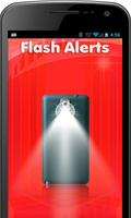 Flash Alert for Call and SMS poster