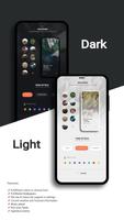 Flat Station for KLWP imagem de tela 1