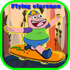amazing flying clarence world-icoon