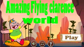 amazing flying clarence world ポスター