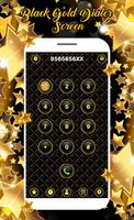 Black Gold Dialer Screen Affiche