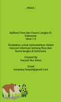 Flora Fauna Langka (Flofaula) poster