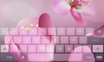 Floral Flower Beauty Keyboard اسکرین شاٹ 1