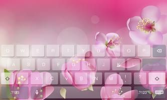 Floral Flower Beauty Keyboard скриншот 2