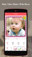 Baby Video Maker With Music Affiche