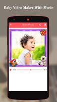 Baby Video Maker With Music تصوير الشاشة 3