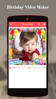 Birthday Video Maker With song capture d'écran 3