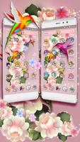 Colorful Dream Flower Birds syot layar 2