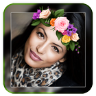 Beauty Flower Crown Photo Editor Camera Selfie icono