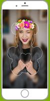 Beauty Flower Crown Photo Editor Camera Selfie Plakat