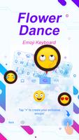 Flower Dance Theme&Emoji Keyboard تصوير الشاشة 3