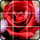 Flower games puzzle icon