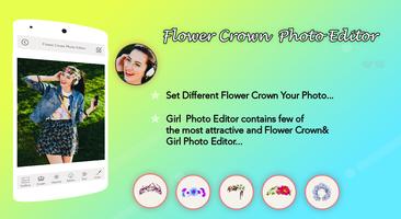 Flower Crown Photo Editor capture d'écran 1
