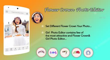 Flower Crown Photo Editor capture d'écran 2