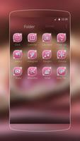 flower pink gold theme স্ক্রিনশট 2