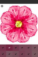 Flowers Color by Number,Pixel Art, Draw Flowers capture d'écran 1