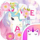 Thème de clavier de licorne de pour des filles APK