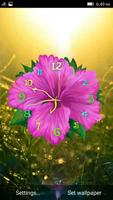 Flower Clock Live Wallpaper syot layar 1