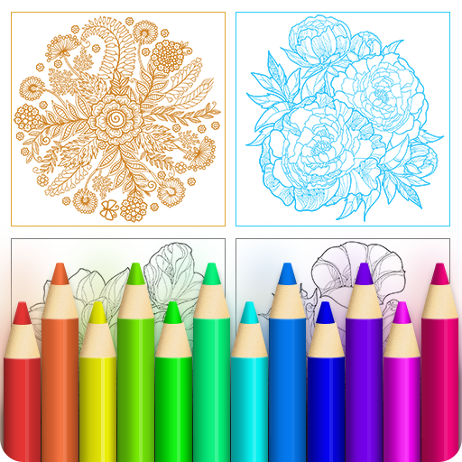 Colorfeel: Flower Coloring Book