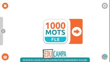 1000 Mots FLE-poster