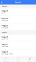 Team Builder Dragon Mania screenshot 1