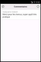 MyMenus capture d'écran 3