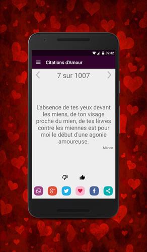 Citations D Amour For Android Apk Download