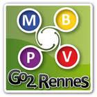 Go2 Rennes (bus, vélo, métro) icône