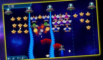 Space Fighting - Chicken Invaders Mobile ポスター