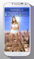 Clara Morgane Sexy Meteo poster