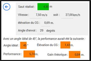 Trajectoire Saut en Longueur capture d'écran 1