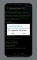 Wifi password hack 2016 prank capture d'écran 3