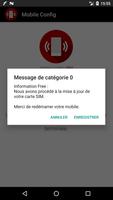 Mobile Config capture d'écran 1