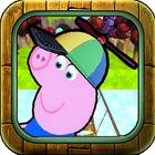 World Happy Pig (free game) آئیکن