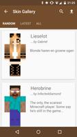 Skins Minecraft پوسٹر