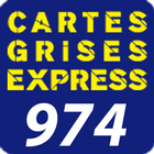 Carte grise express 974 biểu tượng