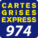 Carte grise express 974 icône